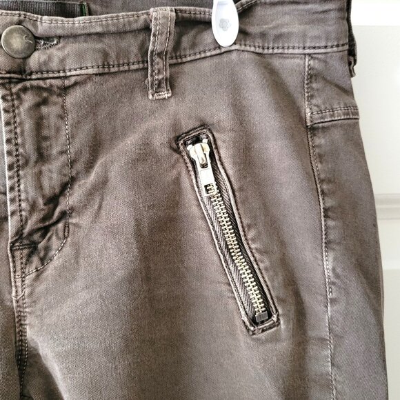 J BRAND Brown Skinny Jeans Wash Zip Detail / Size 27 - Picture 5 of 10